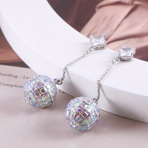 Kate Spade Colorful Round Disco Ball Earrings